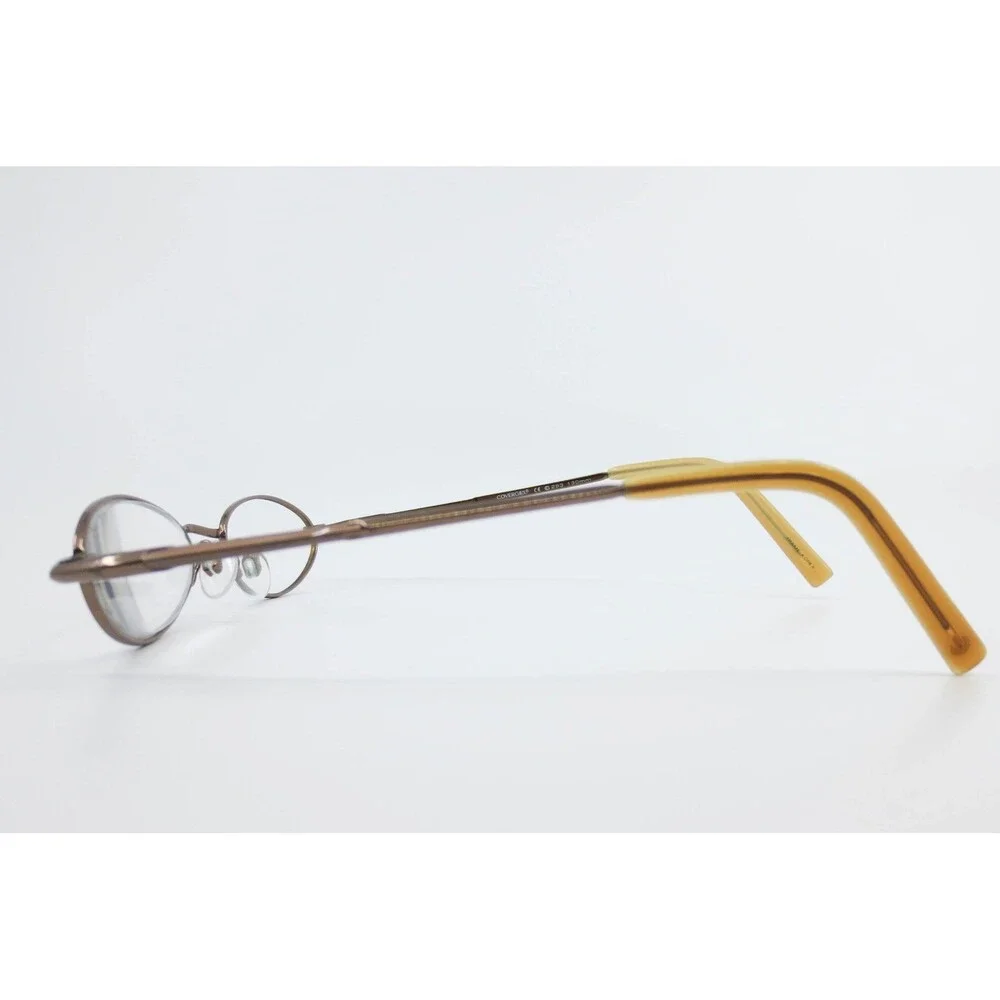Covergirl G293 916 Eyeglasses Oval Brown Metal Frames 45-19-130 Demo Lenses